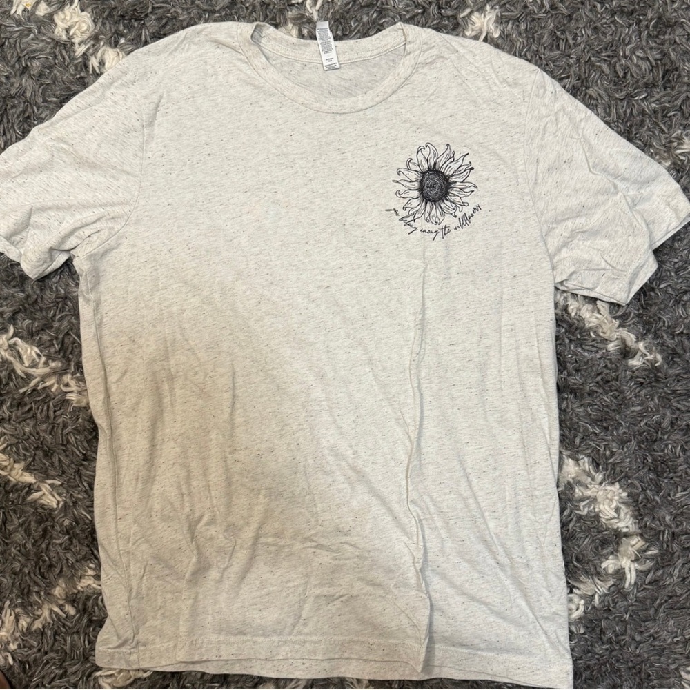 Cream Wildflower Graphic Tee